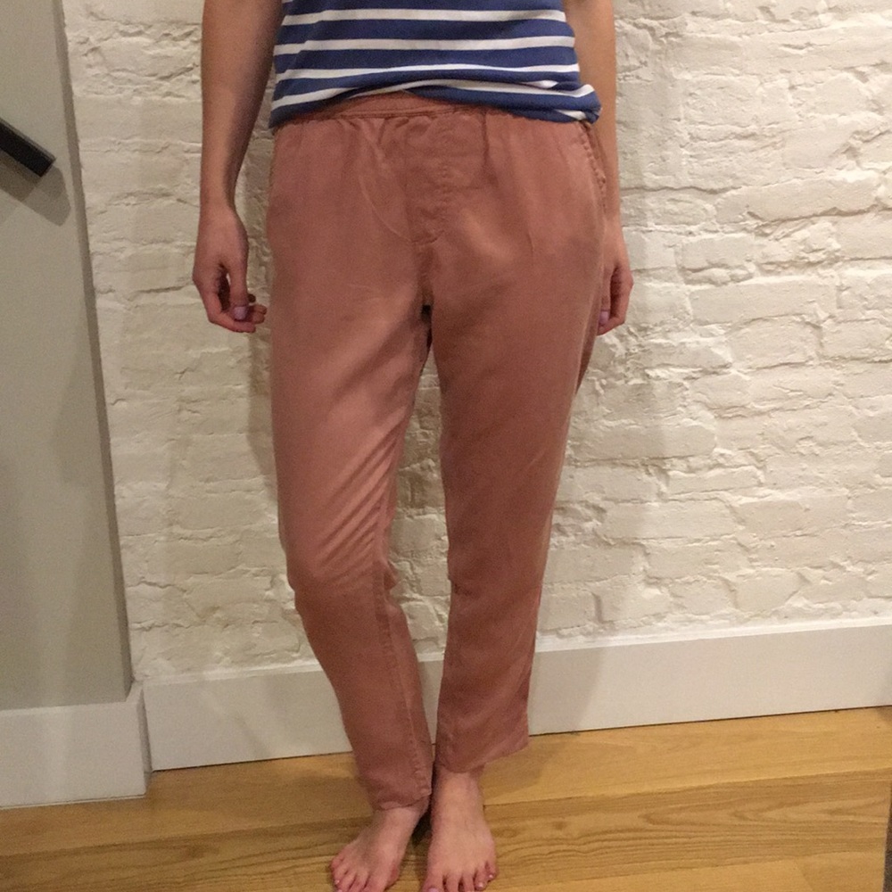 OBEY dusty rose slim cut pants